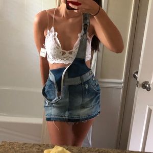 Free People Overall Jean Dress